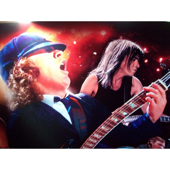 AC/DC Original NOS Pinball Machine Translite Art Sheet Hard Rock Heavy Metal - Picture 2 of 9